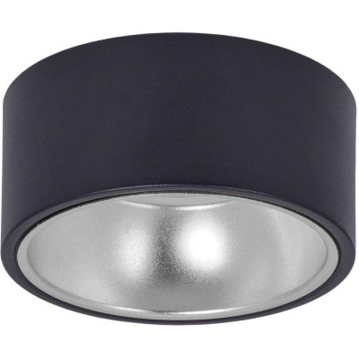 Накладной потолочный светильник IEK Lighting 4017 под лампу gx53 черный/хром