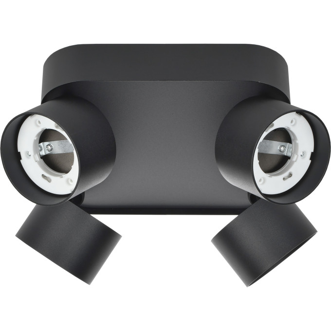Светильник IEK 4044 накладной потолочный под лампу 4хGX53 черный LT-UPB0-4044-GX53-1-K02